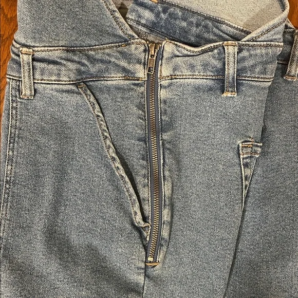 AVA & VIV Women’s Denim Jeans Stretch Bib Overalls Tapered Leg Plus Size 16W - Picture 6 of 15